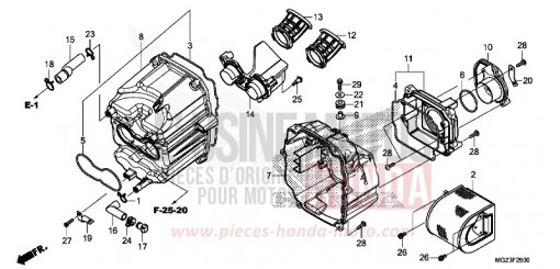 AIR CLEANER CBR500RAD de 2013